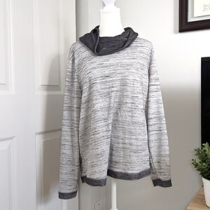 𝅺CHICOS Weekends Cowl Neck Sweatshirt